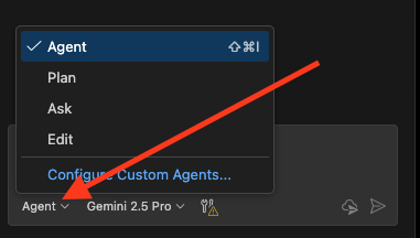 Copilot Mode Selection